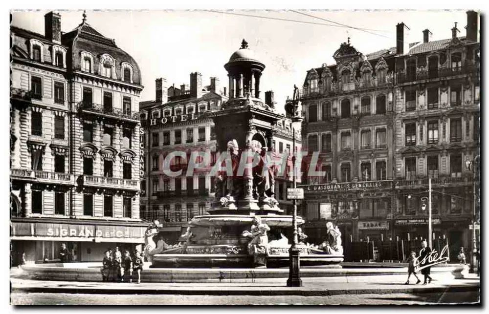 Lyon — Praça dos Jacobinos — Edições de Luxo 'Estel' n°537 - Frente