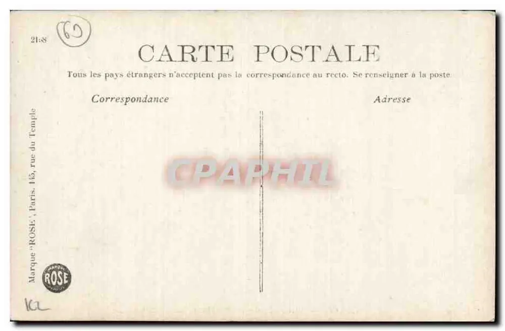 LYON — A Abside da Notre-Dame de Fourvières — Marque ROSE, n°2347 - Verso