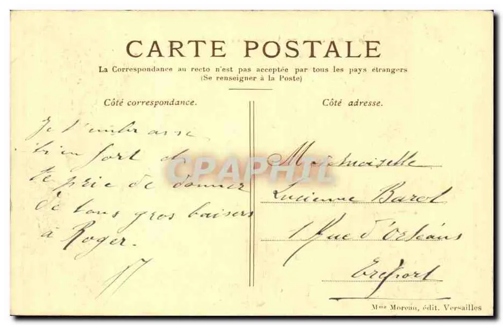 Versailles — Grand Trianon — Sra. Moreau, editor Versailles - Verso