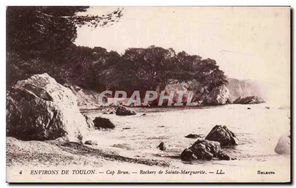 Umgebung von Toulon — Cap Brun — Felsen von Sainte-Marguerite — Auswahl - Vorderseite