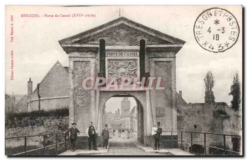 Bergues - Porte de Cassel (XVI wiek) — Wydawnictwo Nanny A. 1816 - Awers