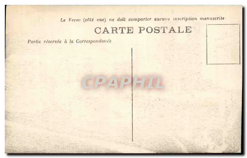 Dauphiné - Mosteiro de N.-D. de la Salette (alt.1800 m.) — Bilhete postal antigo n°0260 — editor não visível - Verso
