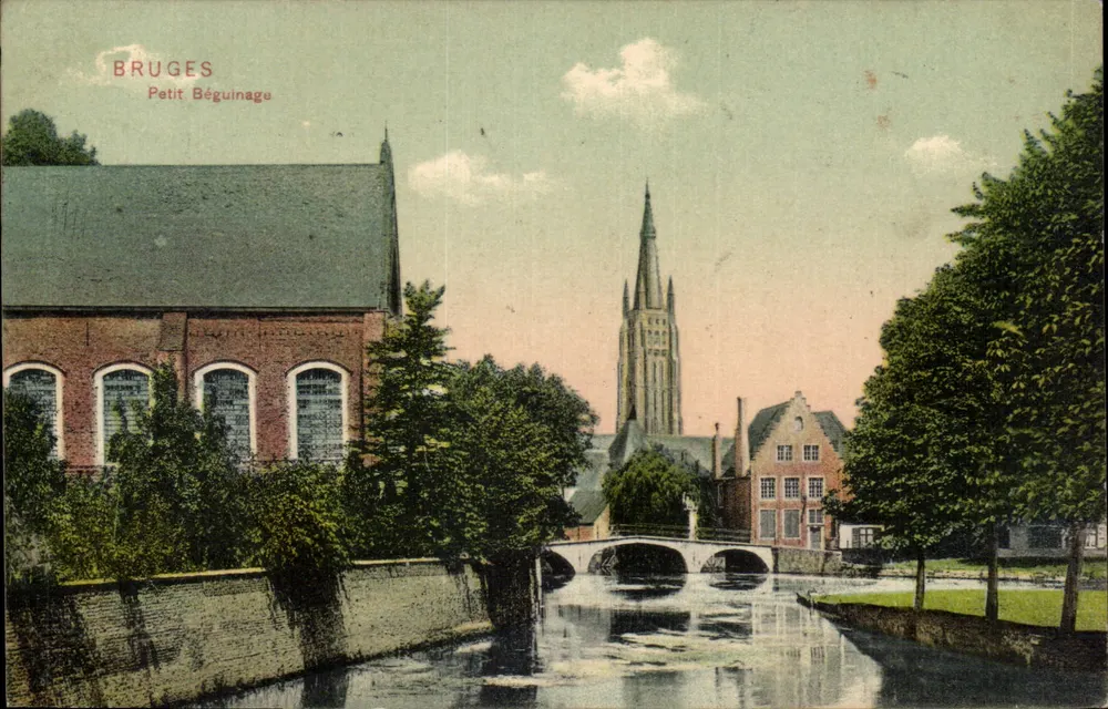 Bruges - Petit Béguinage — editor anônimo, número de série não visível - Frente