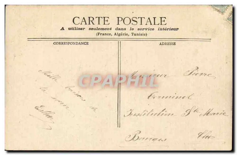 Nice - Promenade dos Ingleses — editor Stacker, Paris - Verso