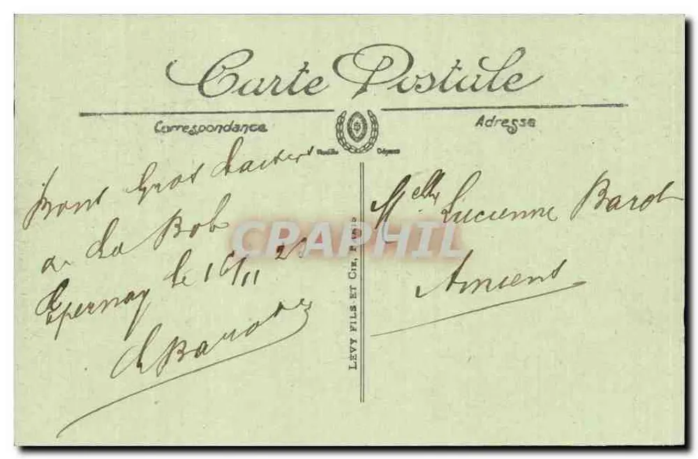Epernay — Place Thiers — LL. — Editor LL. - Verso
