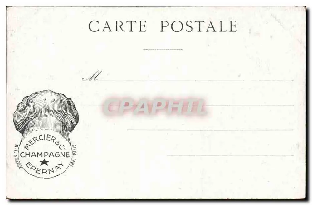 ÉPERNAY — UM CANTO DA MARNE — Coleção do Champagne Mercier - Verso