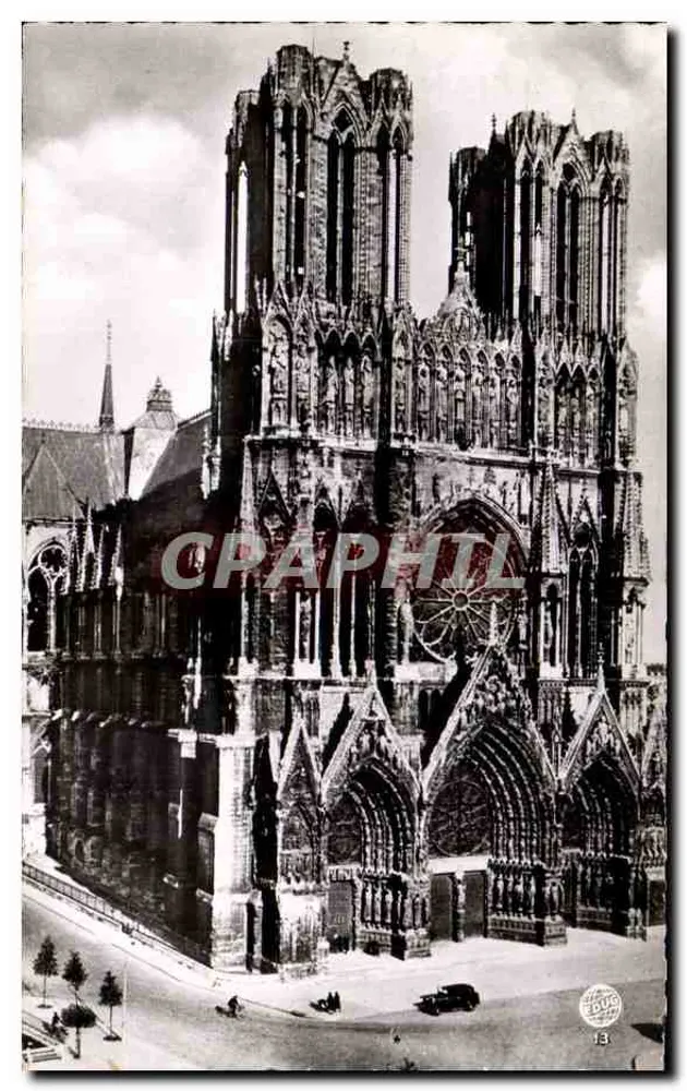 Reims — A Catedral — Edições do Crêle, n°13 - Frente