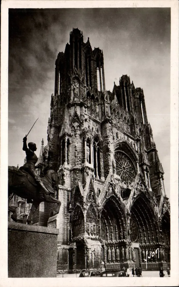 Reims — Catedral — Les Éditions d'Art Yvon, Paris - Frente