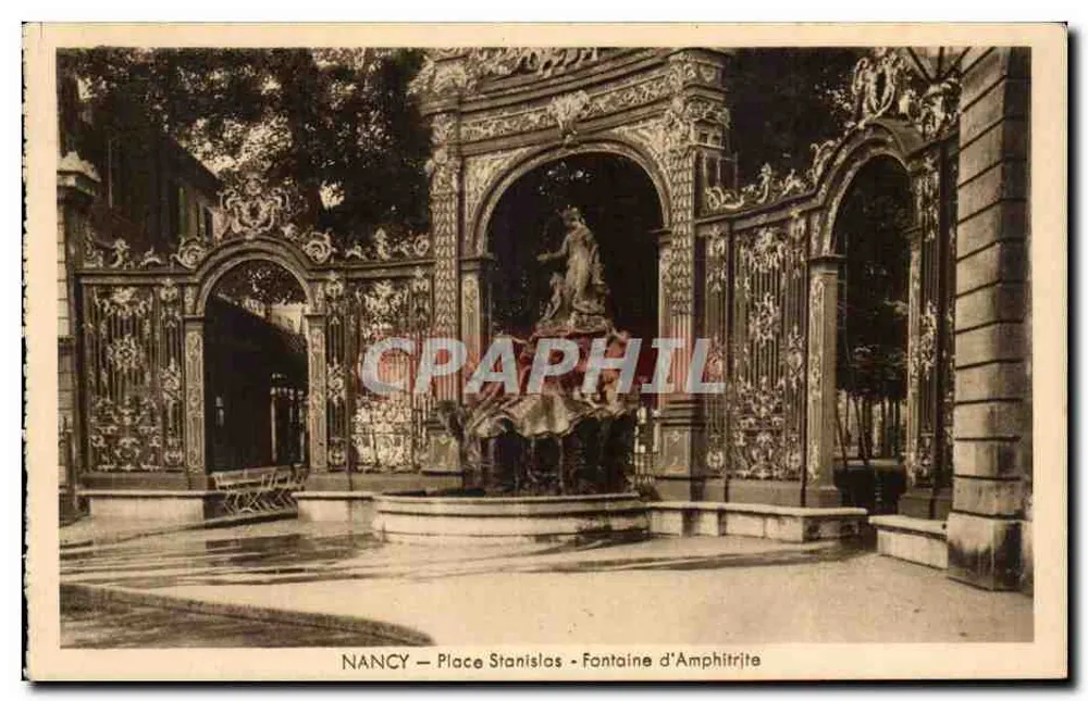NANCY — Place Stanislas — Fontein van Amfitrite - Voorkant