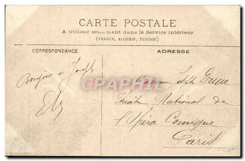 Reims - Estátua de Joana d'Arc — diante da catedral — editor não identificado - Verso