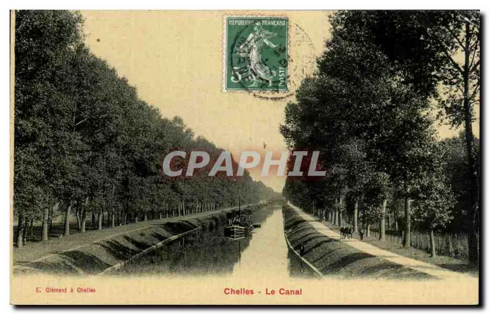 Chelles - O Canal — E. Clément em Chelles - Frente