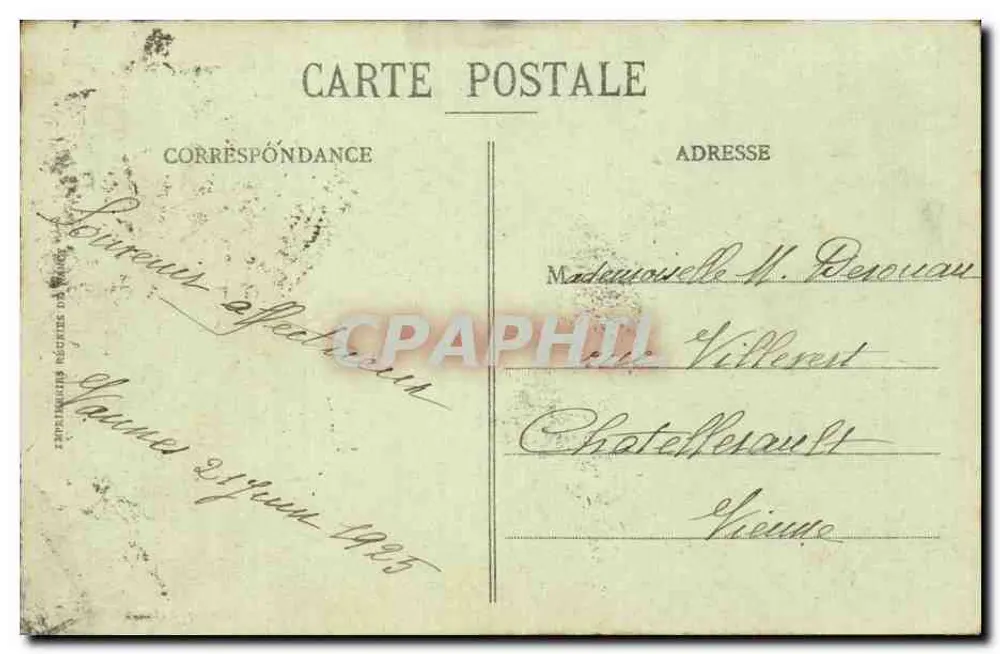VANNES - Die Turm des Connétable und die Mauern — Sammlung H. Laurent, Port-Louis, Nr. 401 - Rückseite