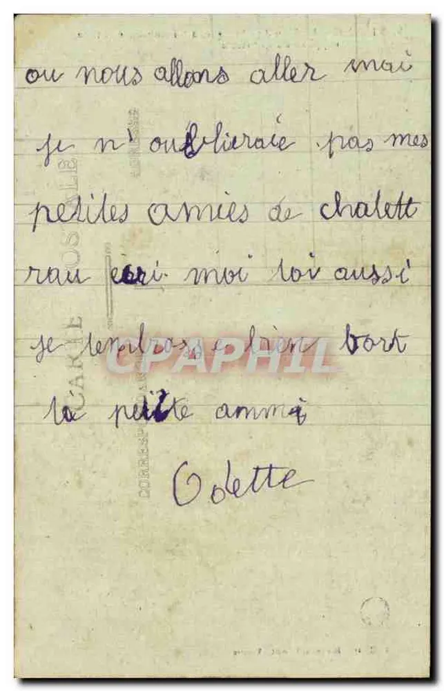 Vienne — Der Plan de l'Aiguille, genannt Grab des Pilatus, vermutlich aus dem 4. Jahrhundert — D. Blanchard, n°6 - Rückseite