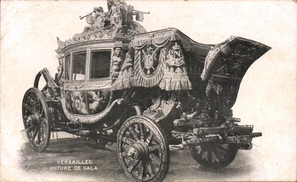 Versailles — Carro de gala — sem editor nem número visível - Frente