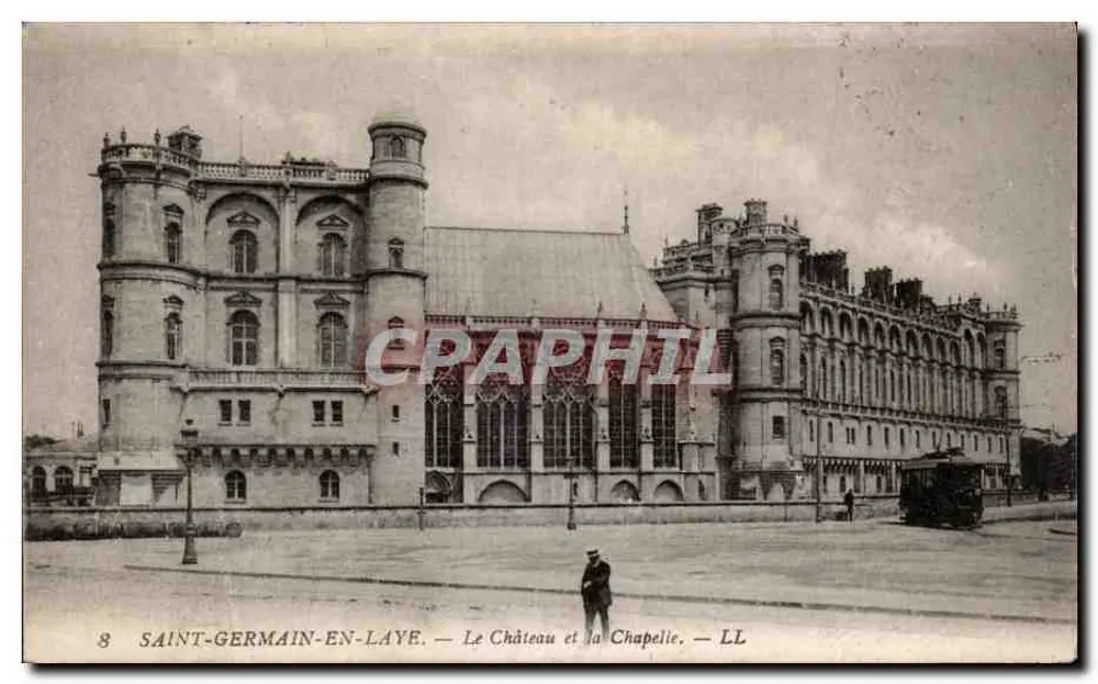 Saint-Germain-en-Laye — Schloss und Kapelle — LL - Vorderseite
