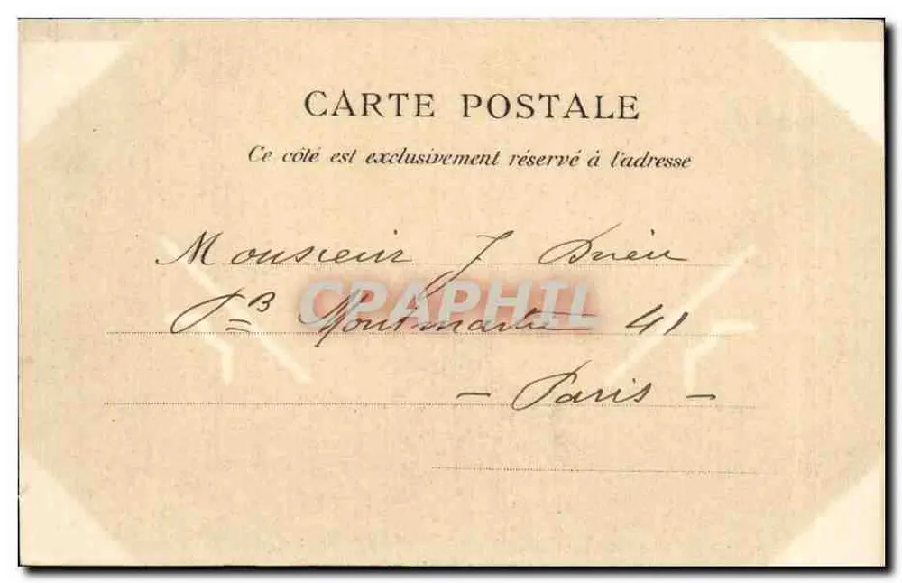 Mont-Saint-Michel — Turm Gabriel oder Mühle (17. Jahrhundert) — Côte d’Emeraude, unbekannter Verlag, Nr. 3079 - Rückseite