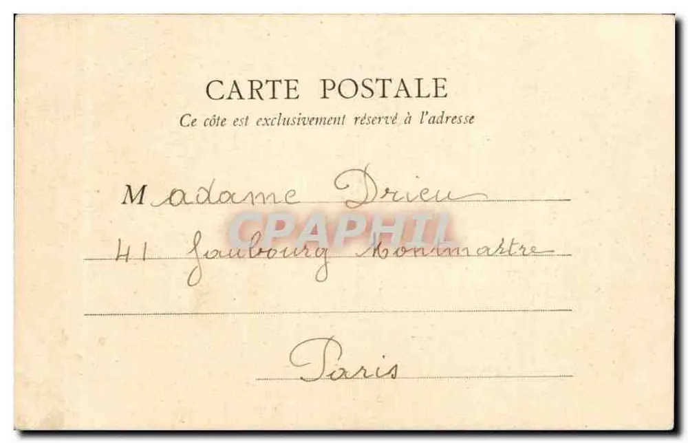 Mont Saint-Michel — Die Mauern und die Abtei — B. F., Paris - Rückseite