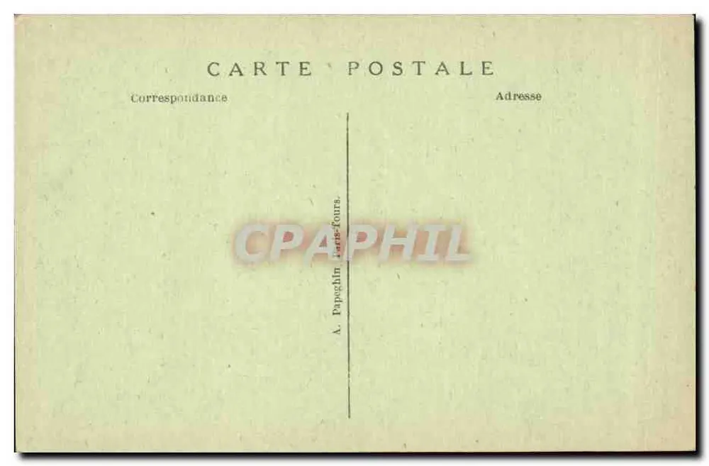 Chambord — O Castelo — Fachada Septentrional — A.P. - Verso