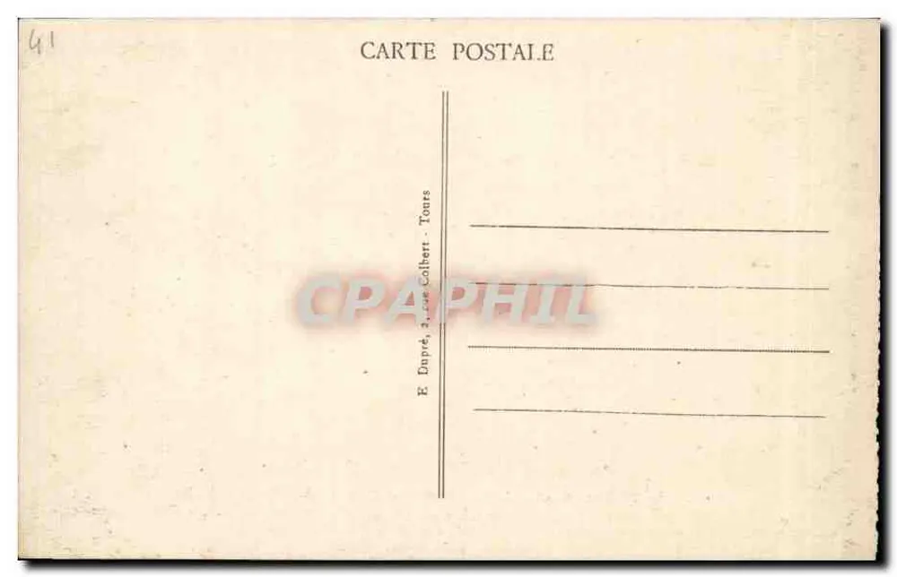 Cheverny (Loir-et-Cher) — O Castelo (Fachada Sudeste) — A.P. - Verso