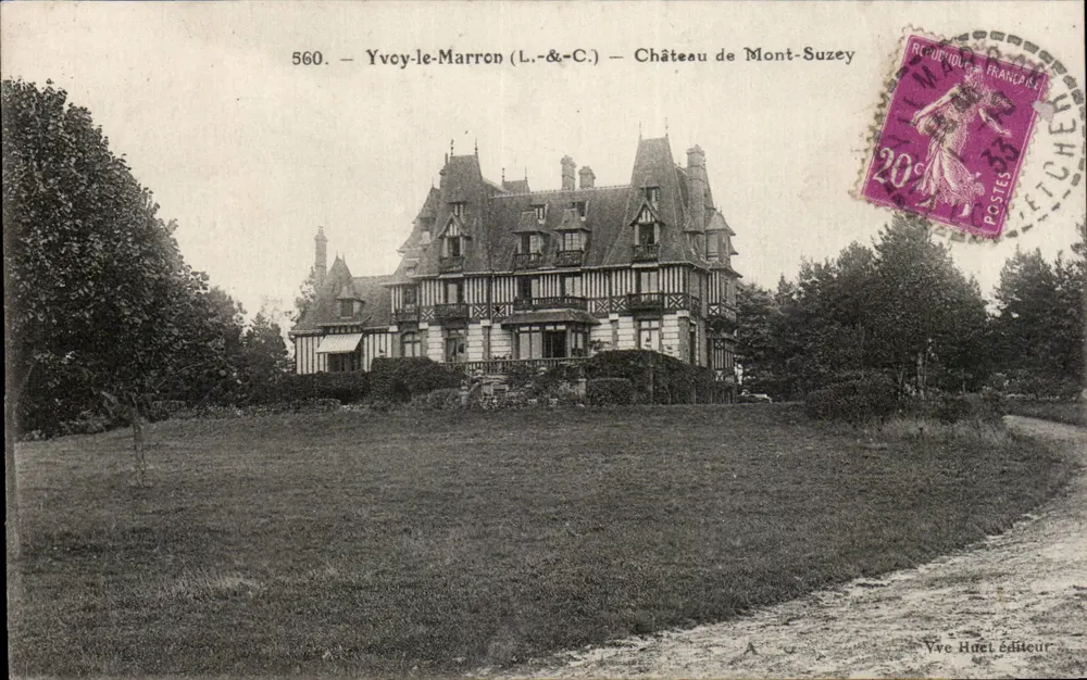 Yvvoy-le-Marron (L.-&-C.) — Schloss Mont-Suzey — Yve Huet Verlag, Nr. 560 - Vorderseite