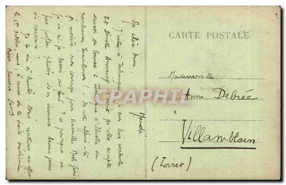 Chartres — Porta Guillaume — editor Billard, n°47 - Verso