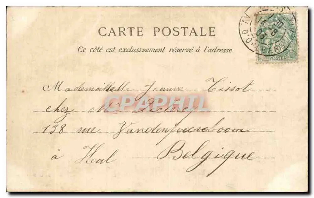 Paris — Notre-Dame-des-Champs — H. L. D. Paris, n° 159 - Verso
