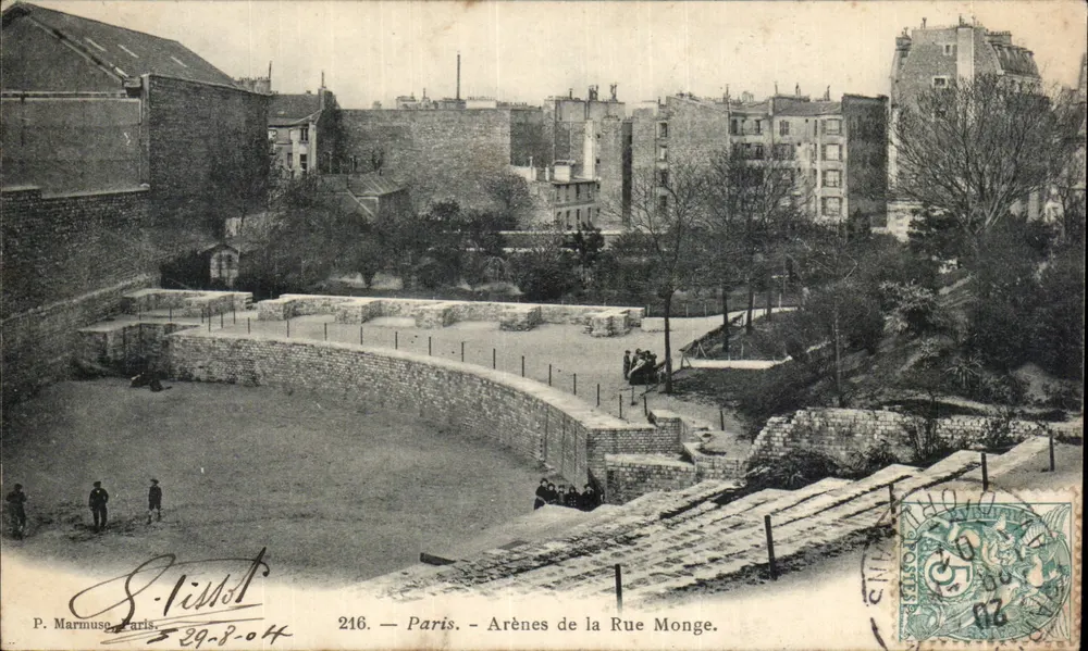 Paris — Arene da Rua Monge — P. Marmuse, n° 216 - Frente