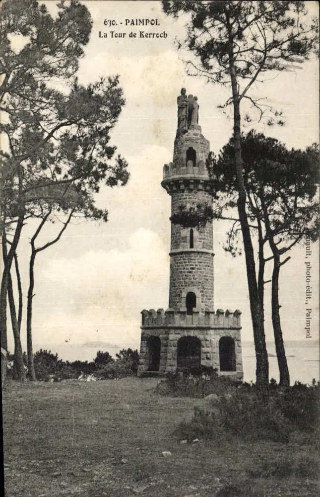 Paimpol — Wieża Kerroch — Pagnault, fotograficzny wydawca Paimpol - Awers
