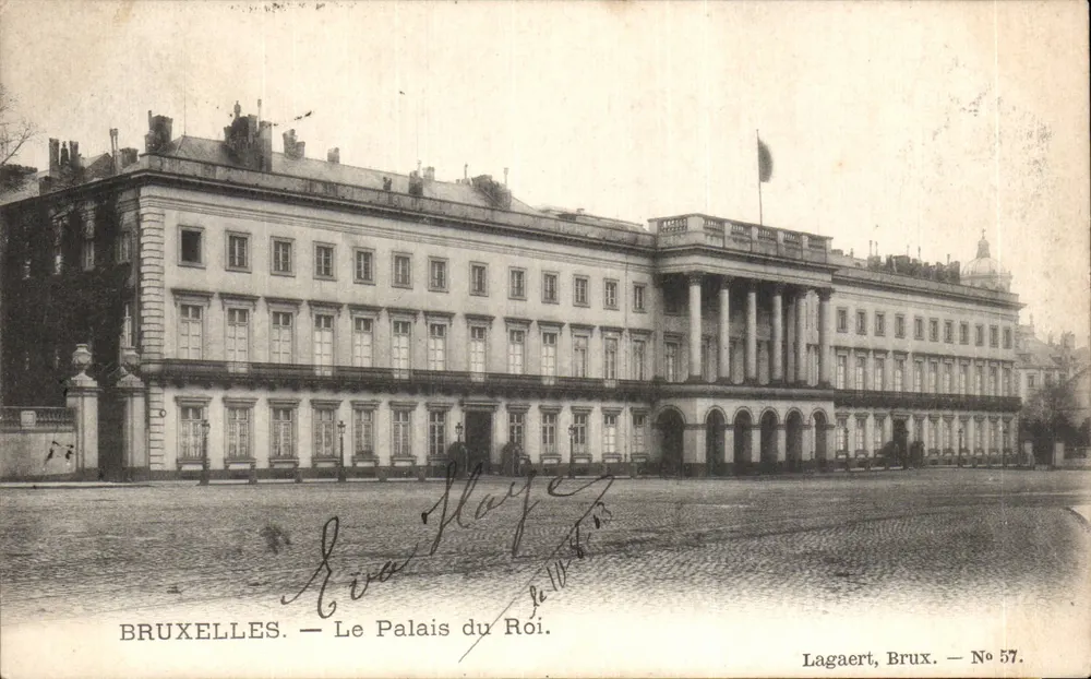 Bruxelas — O Palácio do Rei — Lagaert, Brux. — No 57. - Frente