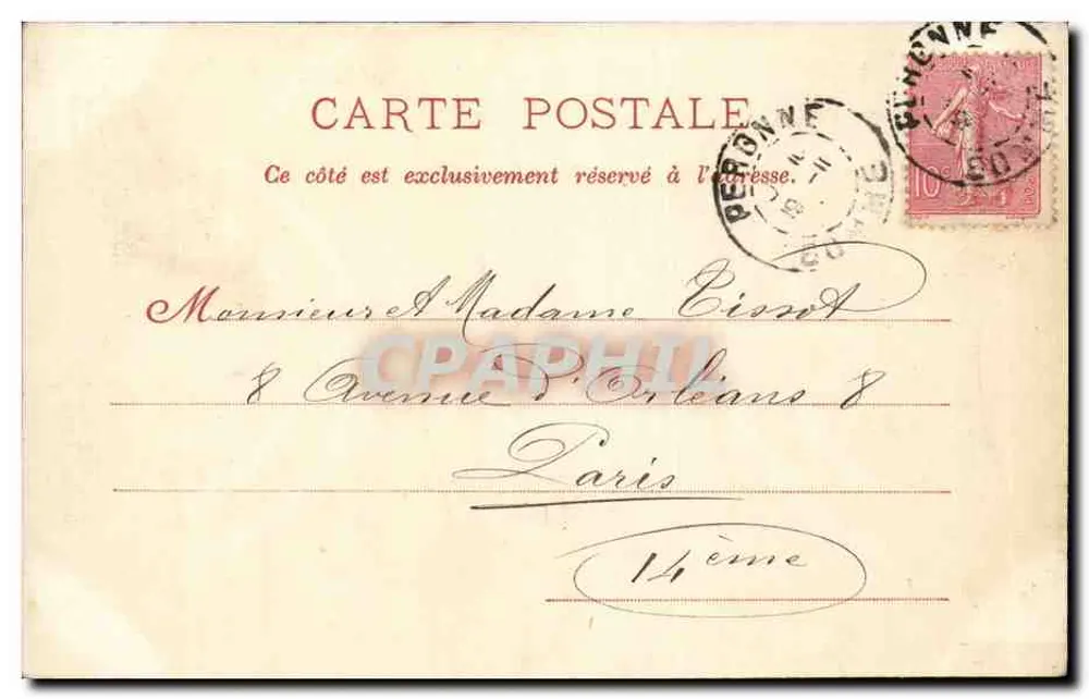 Die Ruinen des Schlosses Applaincourt — La Picardie illustrée — n° 2603 - Rückseite