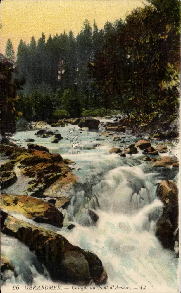 Gérardmer — Cachoeira do Pont d'Amour — LL - Frente