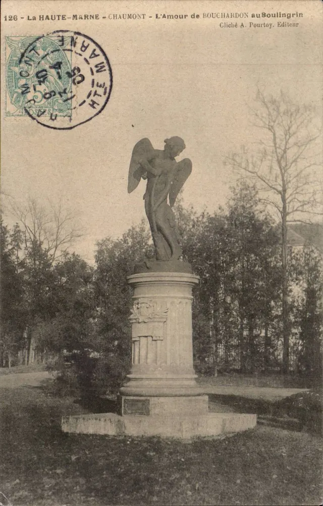 El Amor de Bouchardon en el Boulingrin - Chaumont - La Haute-Marne - Cliché A. Pourtoy, Editor - Anverso