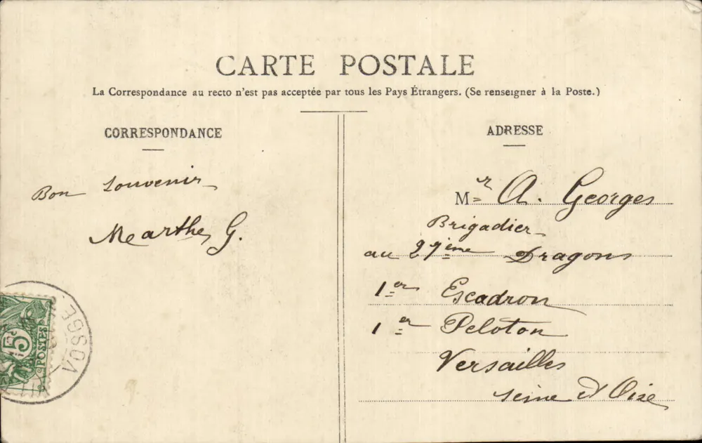 Parte do Lago de Gérardmer — vista panorâmica — Imp. Ad Weick, Saint-Dié, N° 5940 - Verso