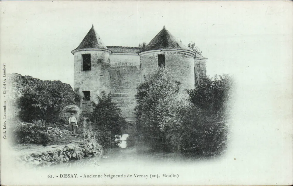 Dissay - Ehemalige Herrschaft Vernay (heute Mühle) — Sammlung Laurentine - G. Lambert, n°62 - Vorderseite