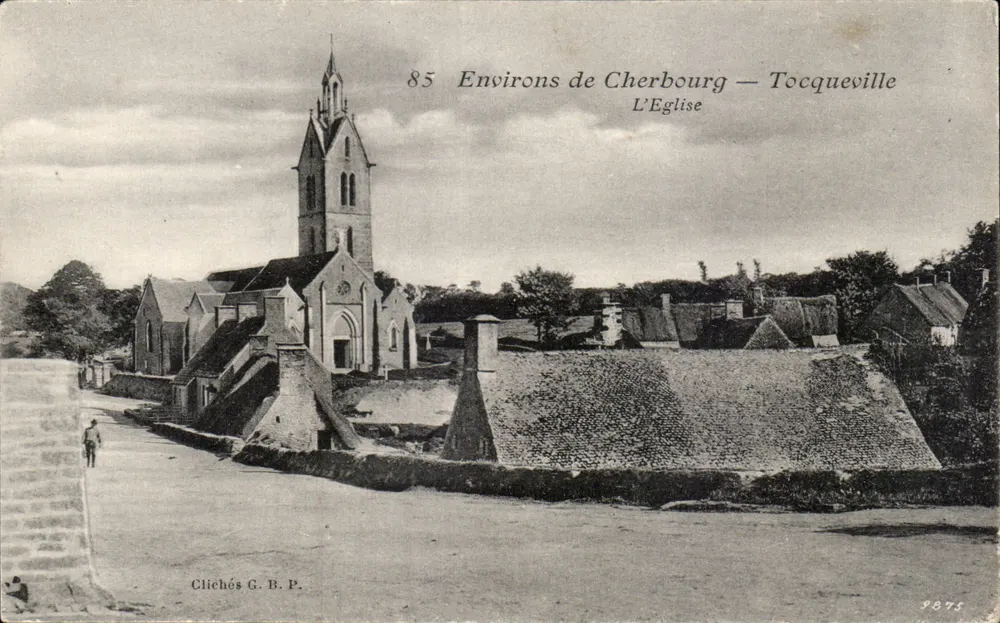 Tocqueville — A Igreja — Clichés G.B.P. n° 9875 - Frente