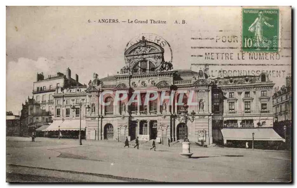 Angers — O Grande Teatro — A. B. - Frente