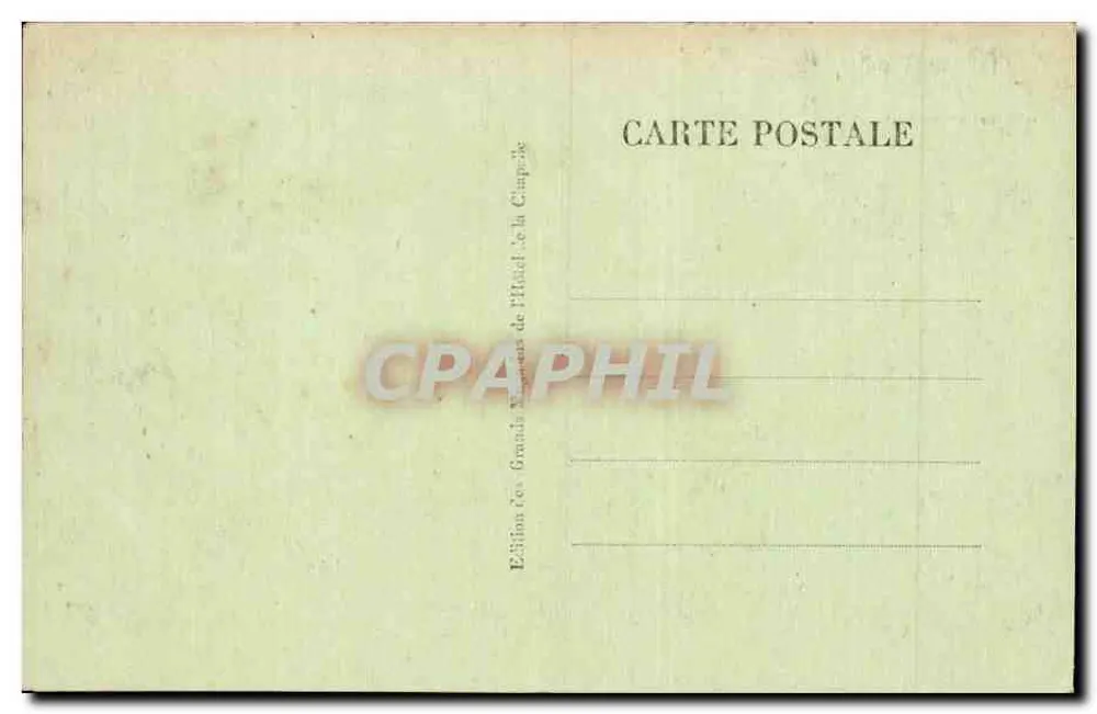 LOURDES — Consolatrix afflictorum J. Dechin — Grands Musées de l'Hist. de la Cimpl 출판 - 뒷면