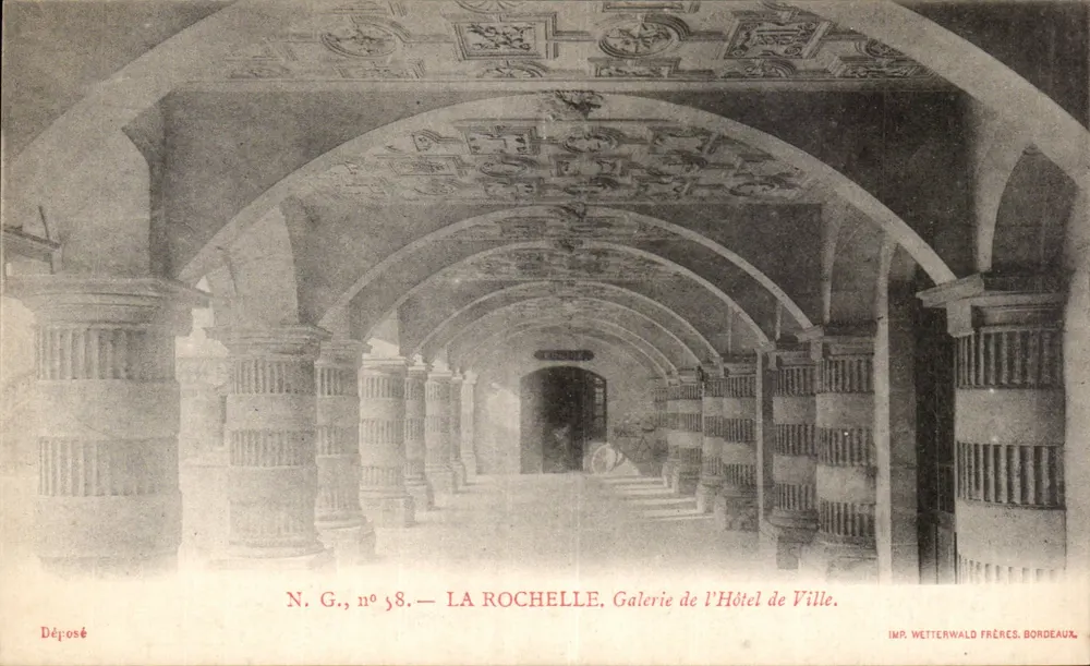 La Rochelle — Galerie des Rathauses — IMP. WETTERWALD FRÈRES, BORDEAUX - Vorderseite