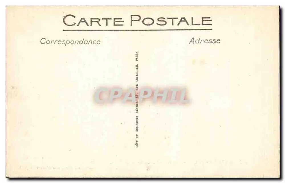 Saint-Brieuc - Boulevard Sévigné und das Gerichtsgebäude — Verlag Basquin, Nr. 111 - Rückseite