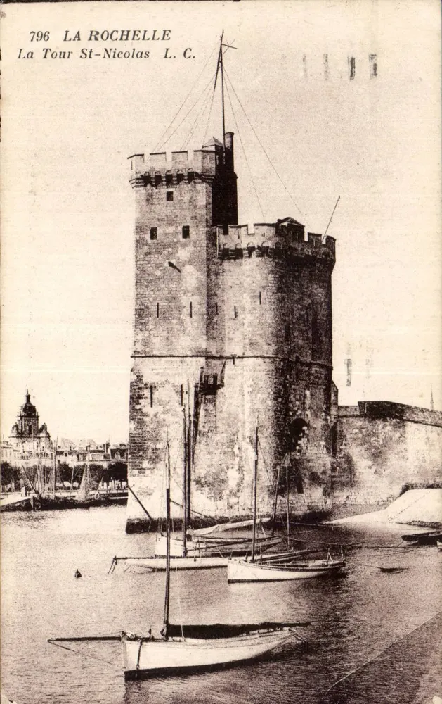 La Rochelle — A Torre São Nicolau — L.C. n°796 - Frente