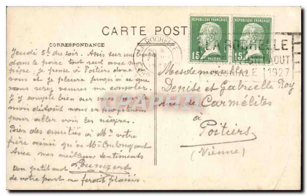 La Rochelle — A Torre São Nicolau — L.C. n°796 - Verso