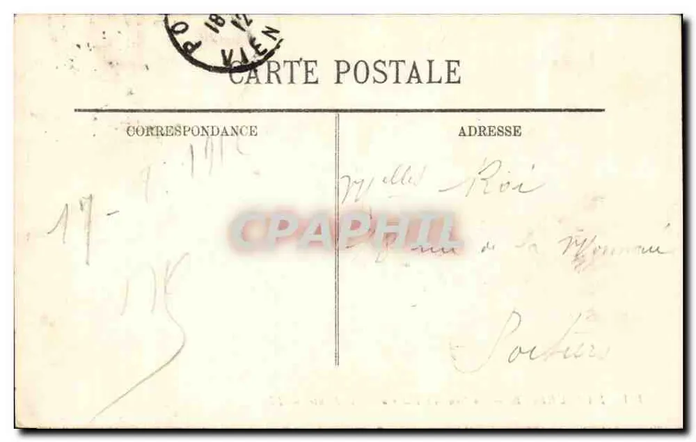 La Rochelle — Ansicht der neuen Badeanstalt bei Ebbe — LL. n°403 - Rückseite