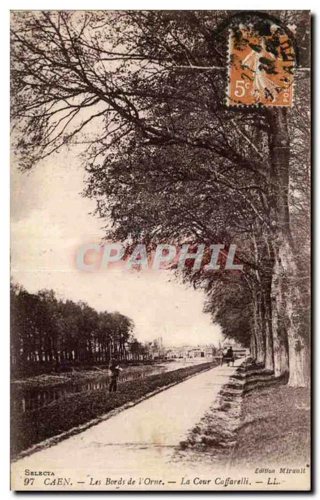 Caen — As margens do Orne — A Cour Caffarelli — Edição Mirault, n°97 - Frente