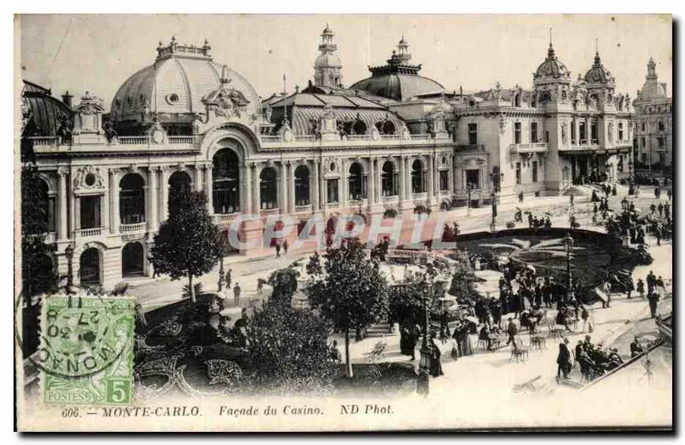 Monaco — Gevel van het Casino — ND Fot. n° 606 - Voorkant