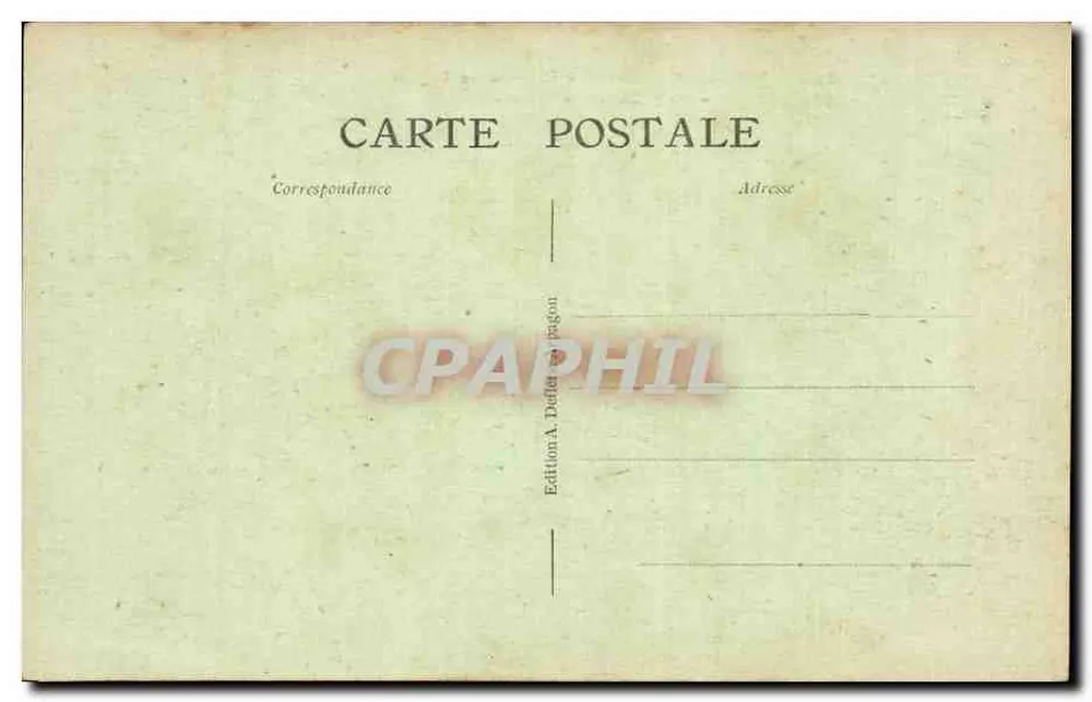 St-Sulpice-de-Favières — Castelo de Segrez e a área de água - Verso