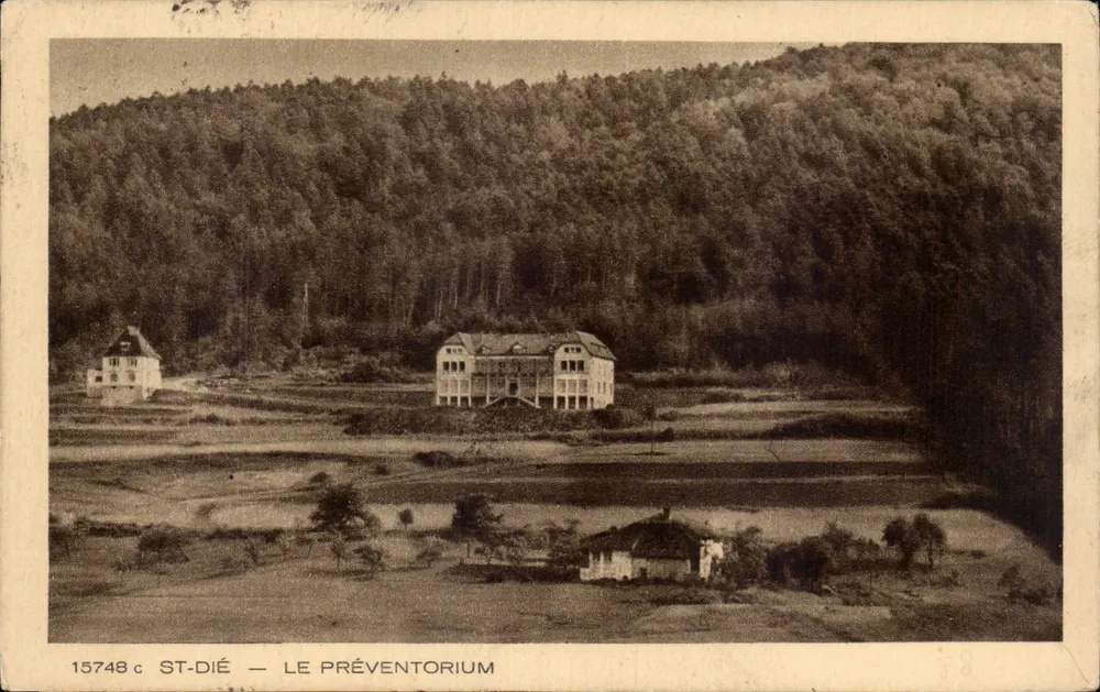 St-Dié — O Prévëntorium — editor BRAUJU, imp. Épinal - Frente