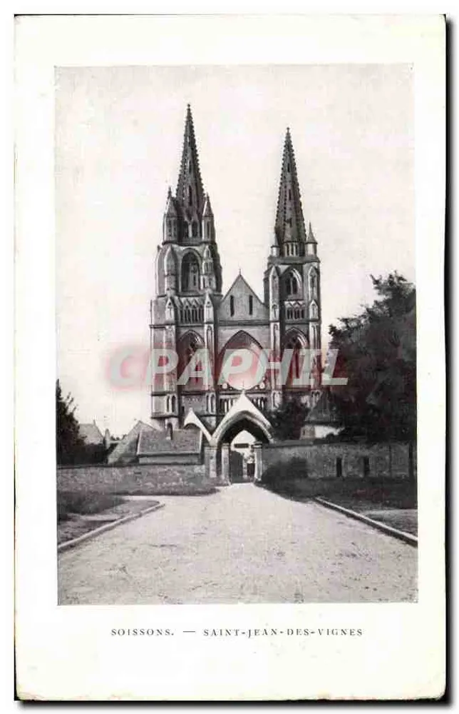 Soissons — Saint-Jean-des-Vignes — editor não indicado, número de série não visível - Frente