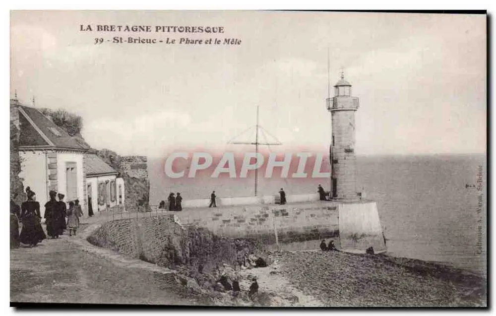 St-Brieuc - O Farol e o Môle — A Bretanha Pitoresca, n°39 - Frente