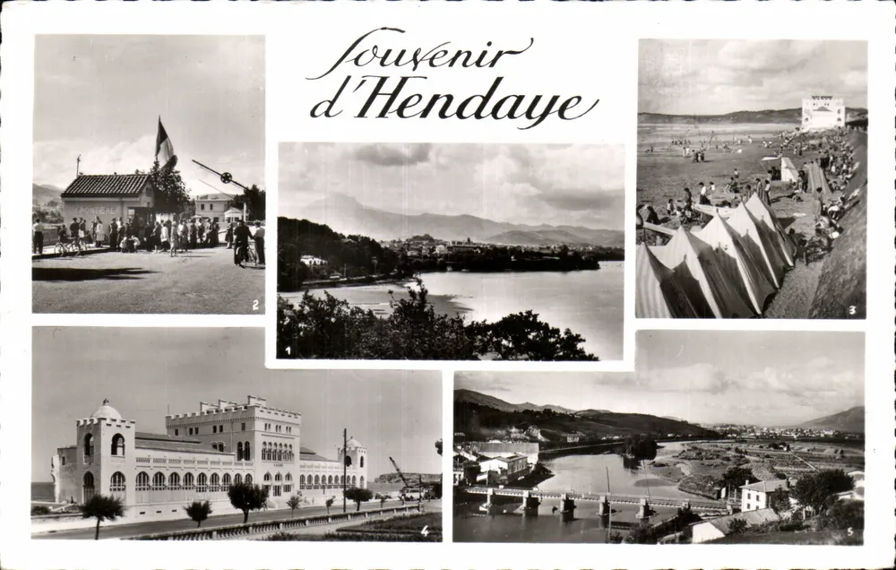 Hendayе — Pamiątka z Hendayе — Wydawnictwo Estel & Cie - Awers