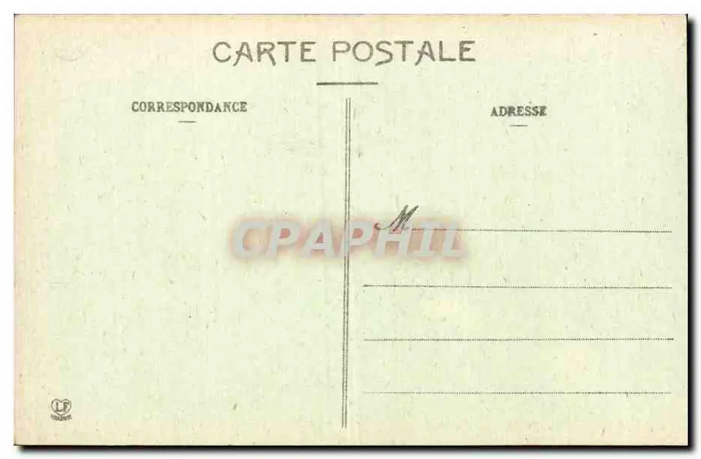 Pau - Das Hotel Gassion und der Boulevard des Pyrénées — Phototype Labouche Frères, Toulouse - Rückseite